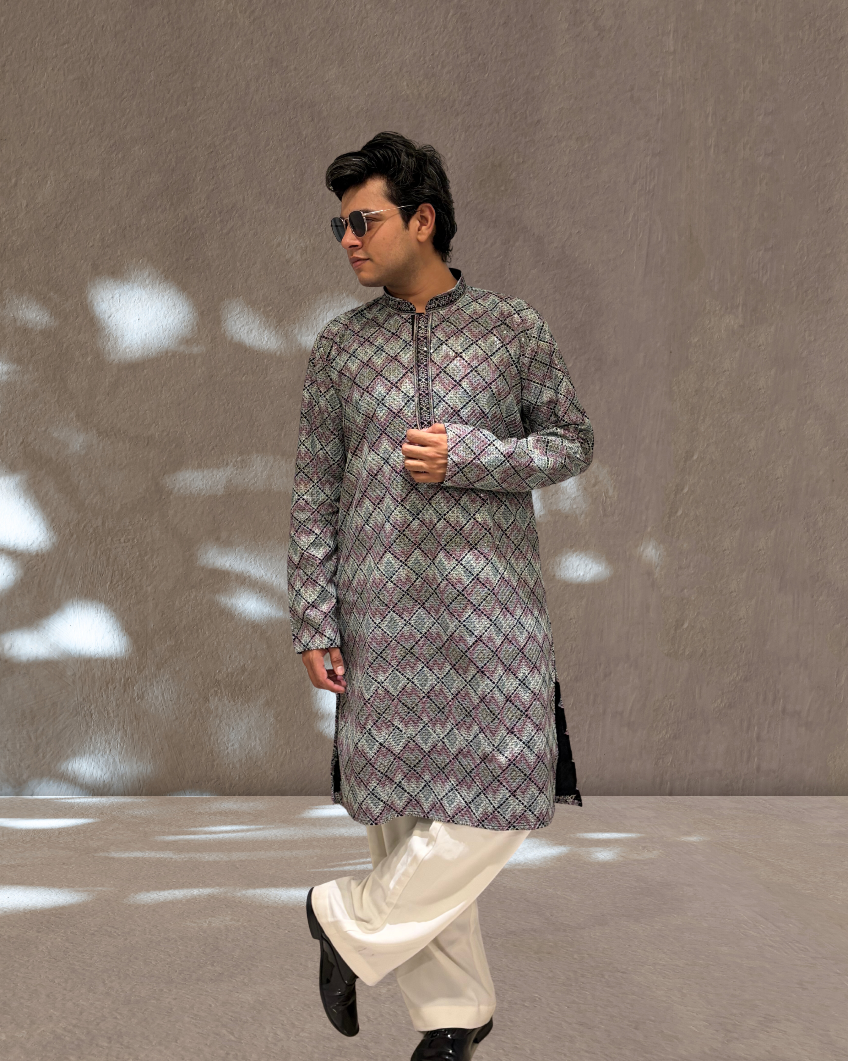 Elegant Black Base Kurta