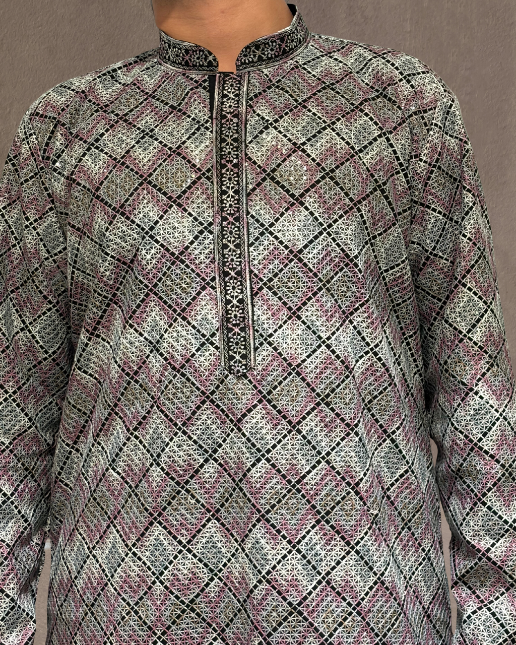 Elegant Black Base Kurta