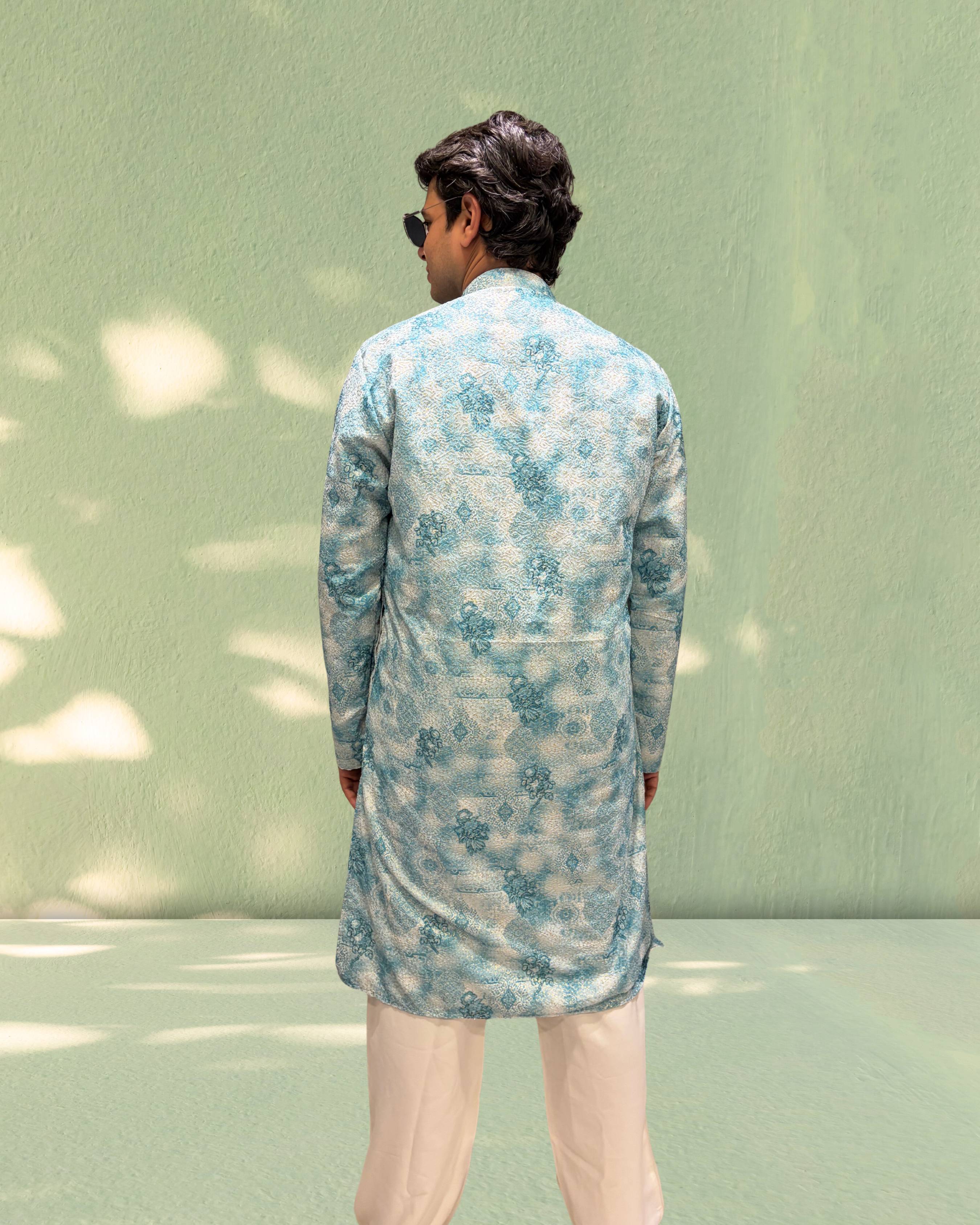 Serene Ice Blue Kurta